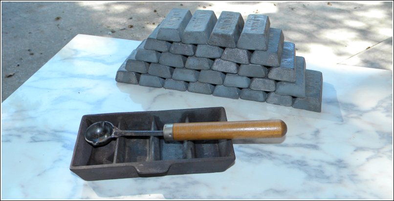 One pound lead bars ...